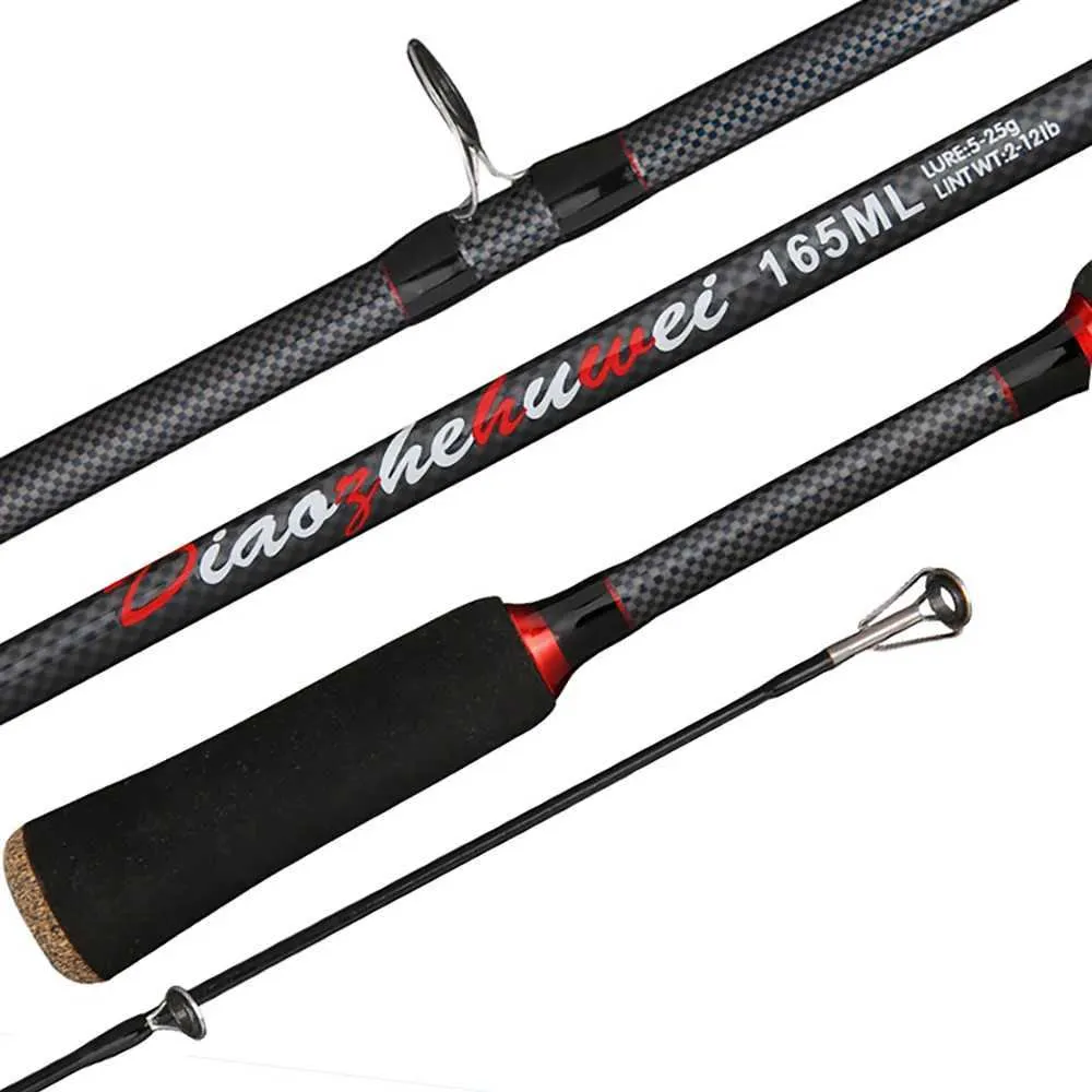 XJ 1.8m/1.65m Carbon Fiber Fishing Rods 5g 25g From Keshanue1