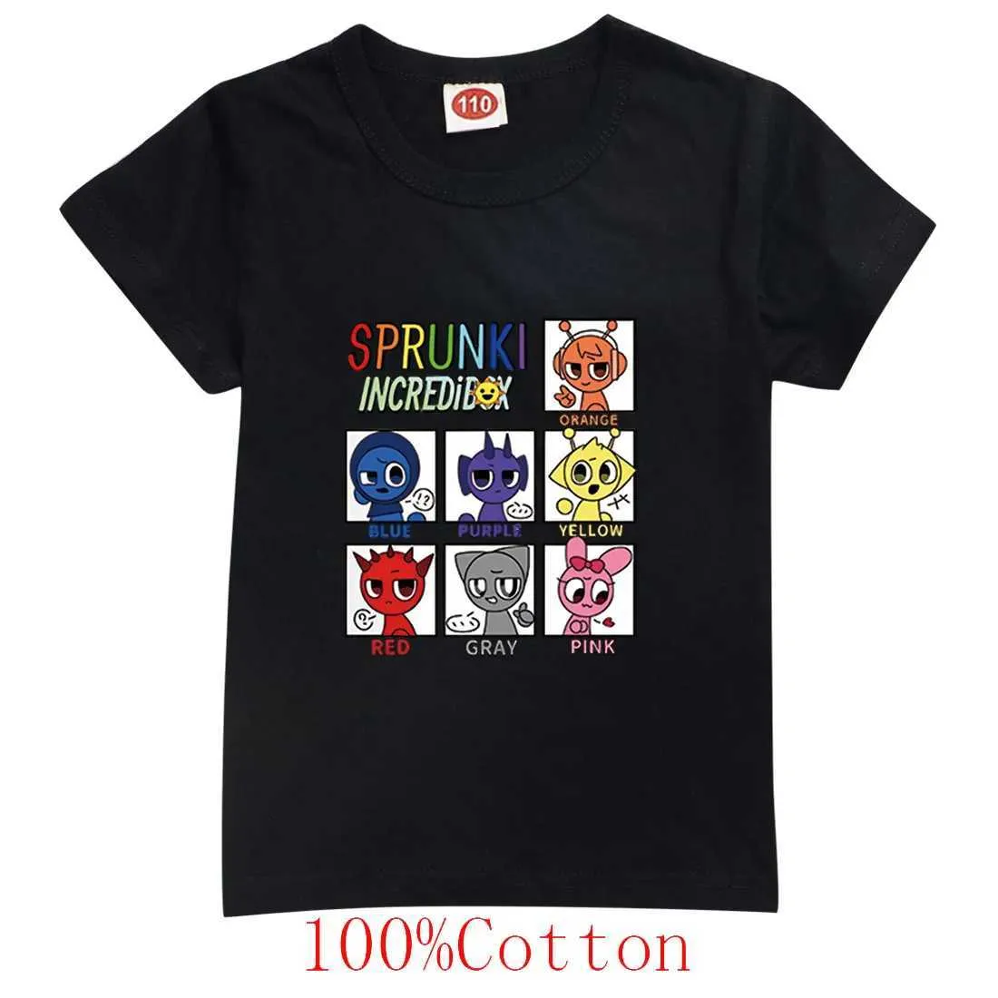 Kid Rock Band Maglie Rock Bambini Sprunki Shirt Kids Game