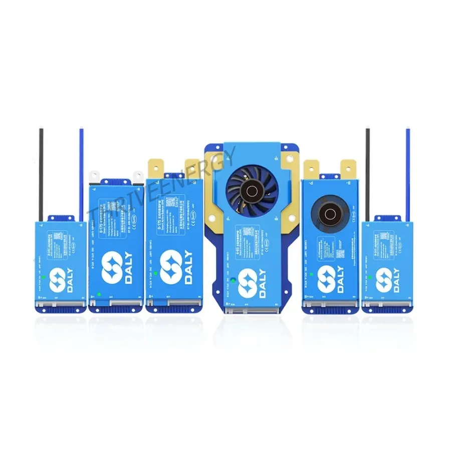 Active balance LTO Lithium Lifepo4 BMS 8S 16S 24S 100A 200A 300A 400A 500A Smart Daly bms 100balance BMS with BT UART RS485/CAN