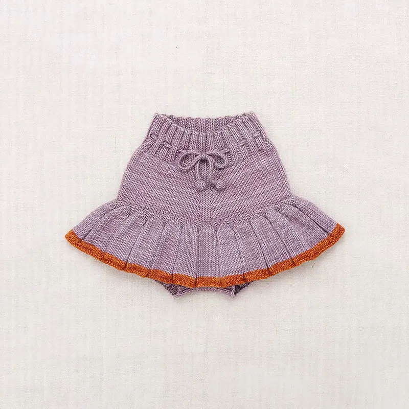 Misha&puff♡Crochet skirt Cranberry♡5-6Y
