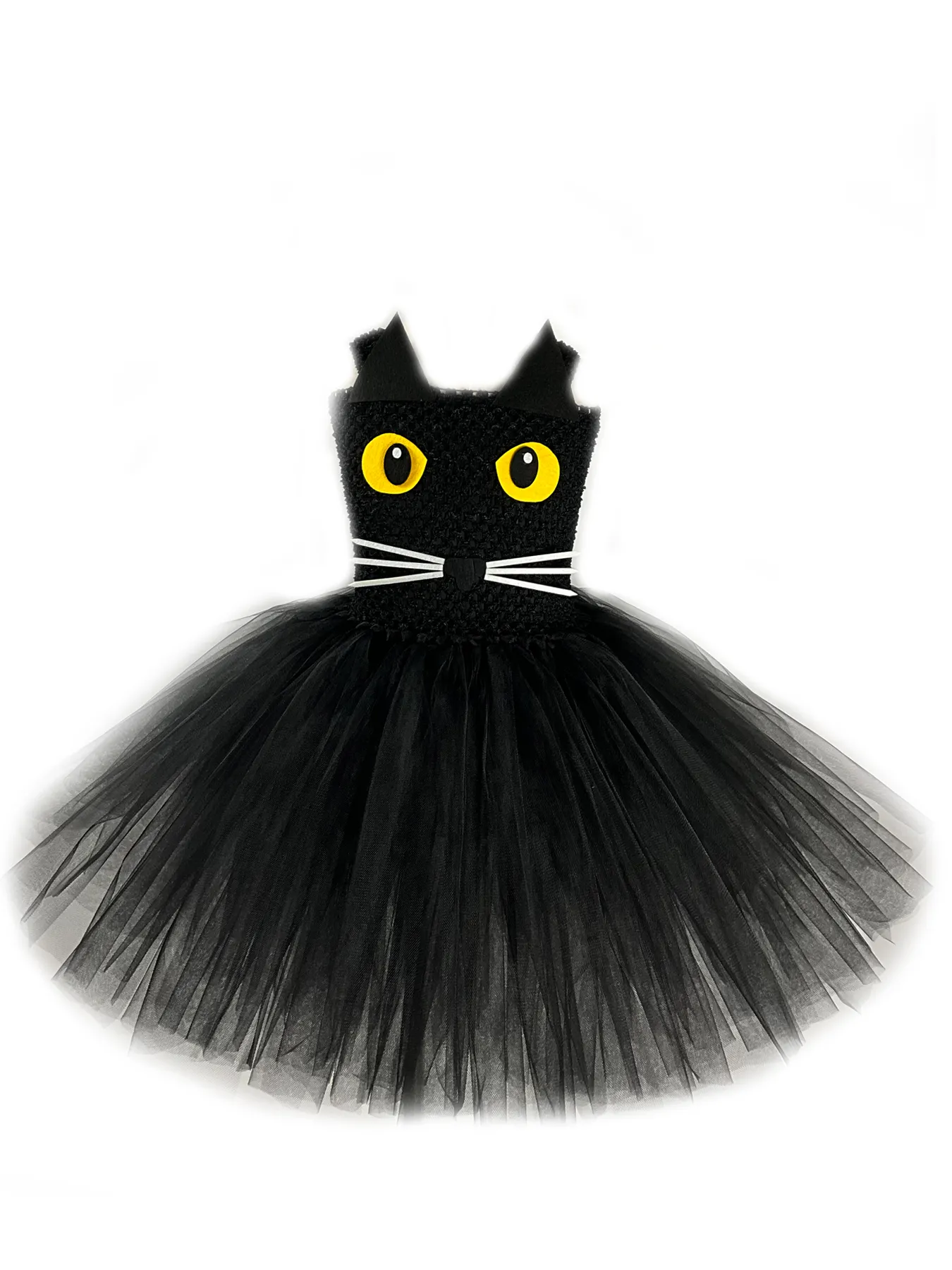 black cat dress Vintage Black Cat Halloween Skater Dress – Spooky Cat Press