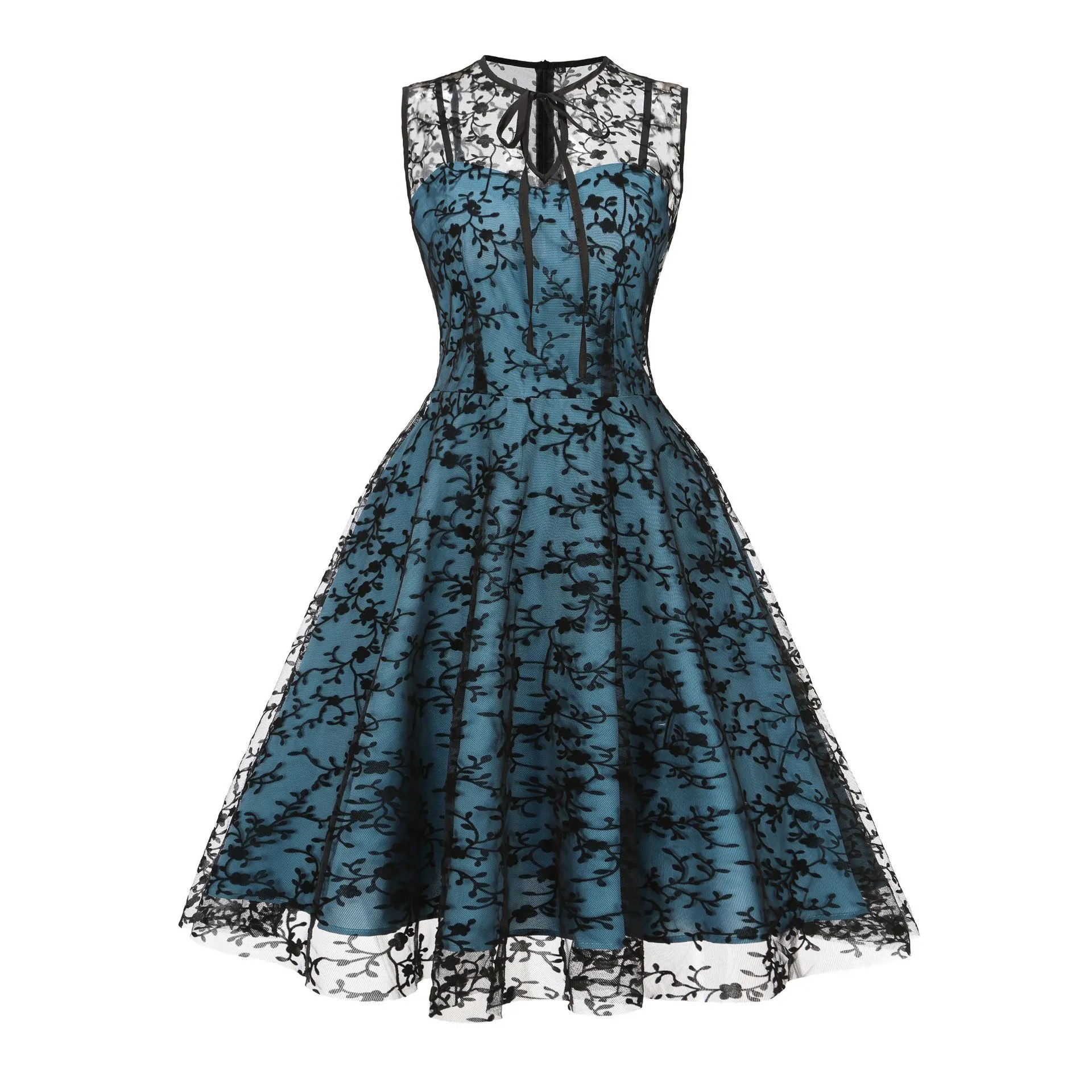 sachin and babi light blue dress Embroidered Knee-Length Sleeveless Short Prom Dress with Zipper Closure in  Polyester from Dhgate Basic & Casual Dresses