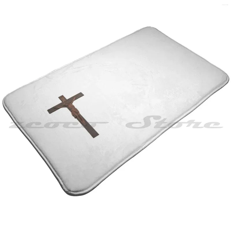 Soft Non Slip Jesus Christ Crucified Carpet Tempur Pedic Seat Cushion ...