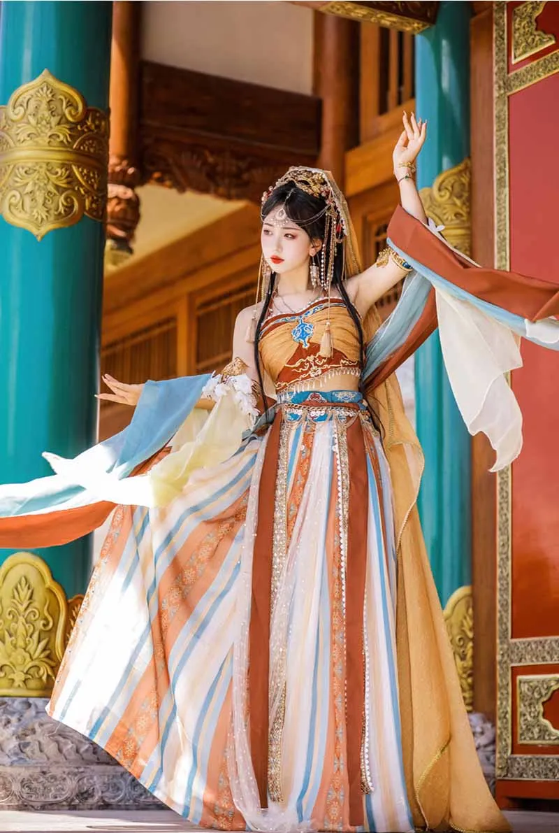 arabian ladies fancy dress Hanfu Women Festival Princess Costume... From Dh2958055, $117.96 arabian theme outfit female
