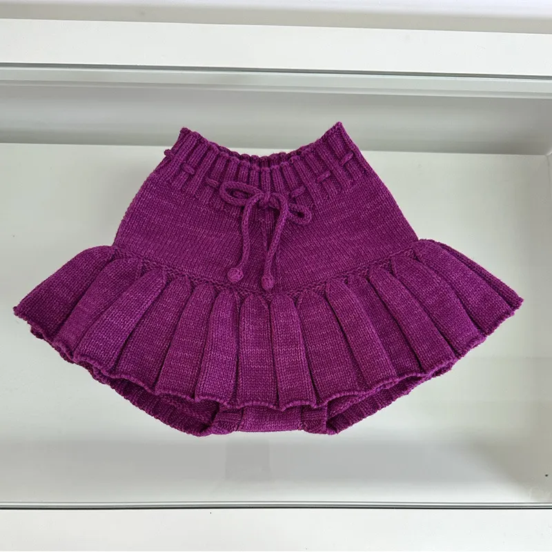 EnkeliBB Kids Girls Knit Summer Crochet Mini Skirt With EnkeliBB Kids Girls Knit Summer Crochet Mini Skirt With