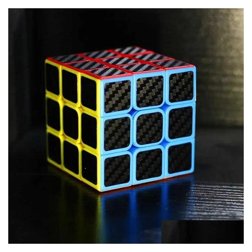 Carbon Fiber Sticker Cube daily set puzzle - 3X3X2 and 3x3 Speed Cubo ...