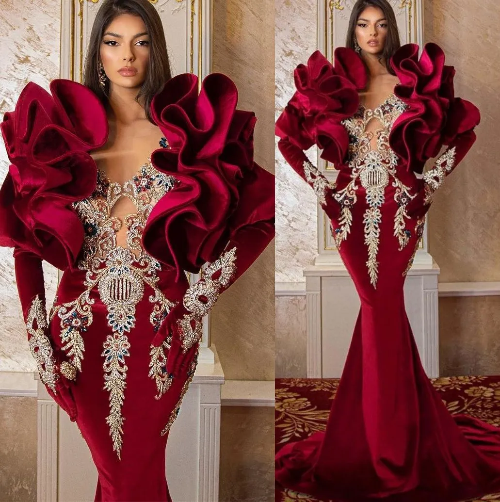 princess polly baby blue dress BABARONI Metallic Burgundy Prom Dresses Trumpet/Mermaid Illusion Rhinestone  Appliqued Sweep/Brush Train
