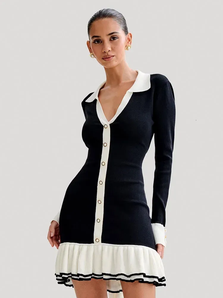 chinese dress ladies Leset Pointelle Tie Front Dress | White | Size XL main image 0