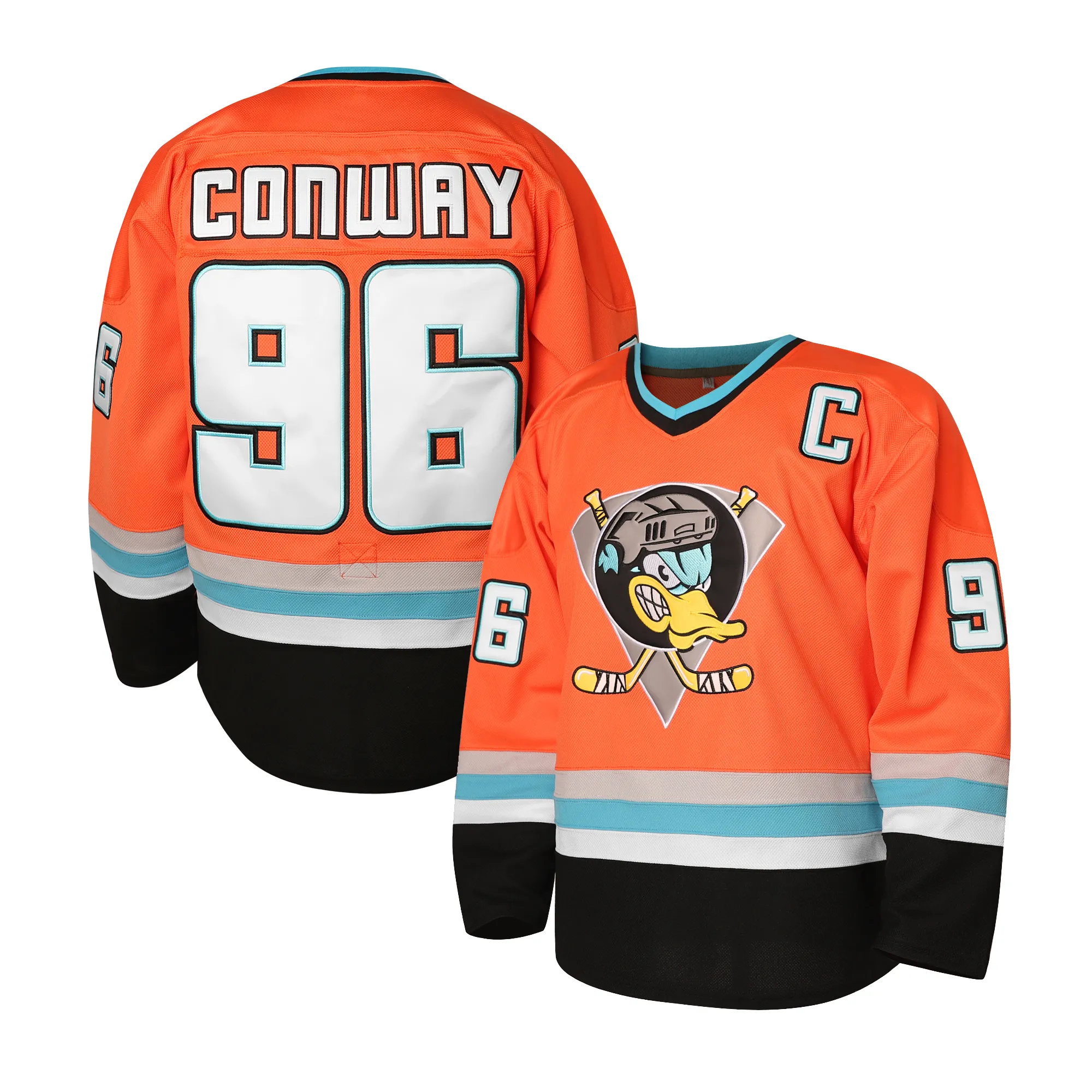 Ducks Jersey Style Hockey Sportswear Classic Stitched Retro Jersey