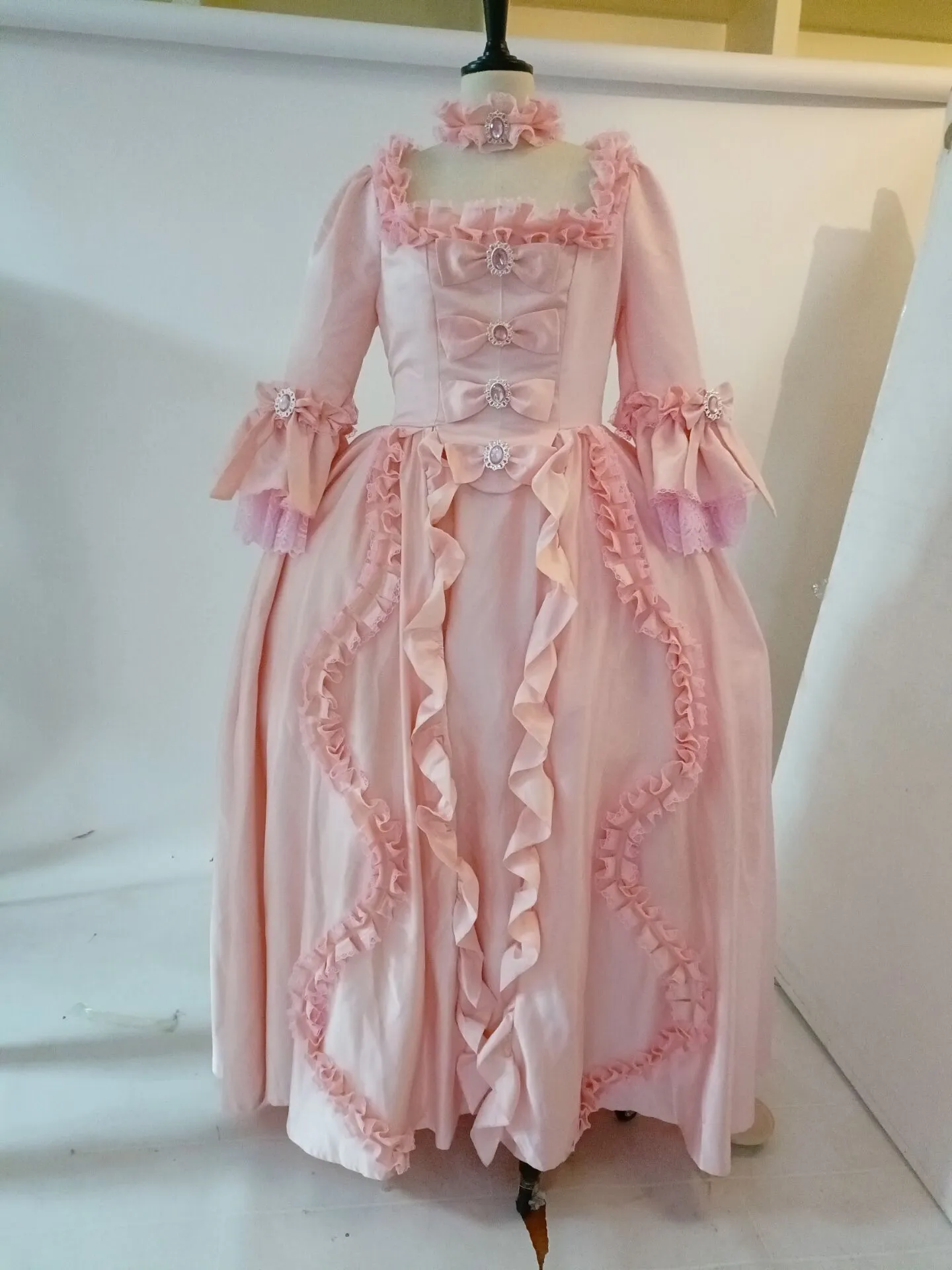 pink colonial dress COSTUME RENTAL