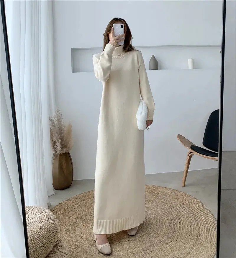 extra long sweater dress SHEIN Unity Striped Extra Long Backless Tie-Up Flare Sleeve Sweater Dress For Women Fall Cloth For Women