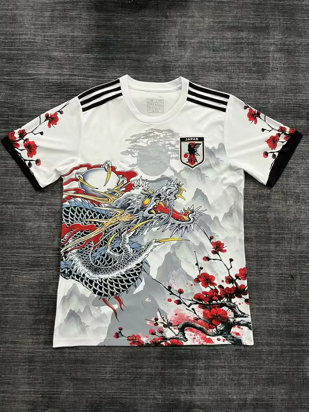 Japan National Soccer Team Jersey Pink Short Sleeve Polyester