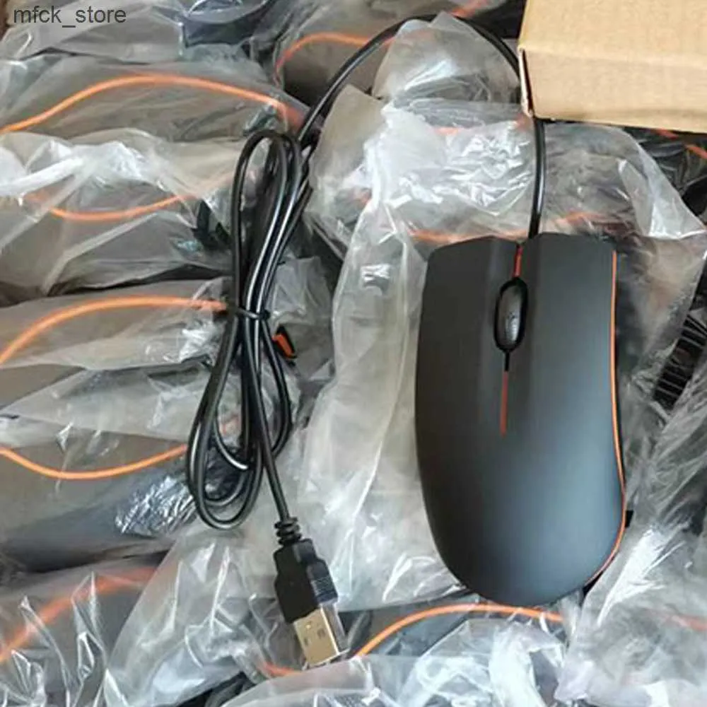 Ultra Thin USB 1000 DPI Mice Mute Button Laptop PC Wired Mouse For MacBook Air Pro Computer Peripherals J241220