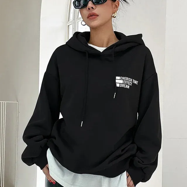 Womens Casual Oversized Hoodie Comfortable Warm Sweatshirt With