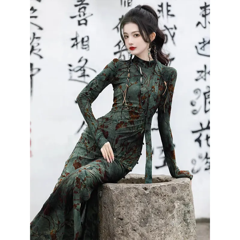 long sleeve mini dress floral Hattie Long Sleeve Mini Dress main image 0