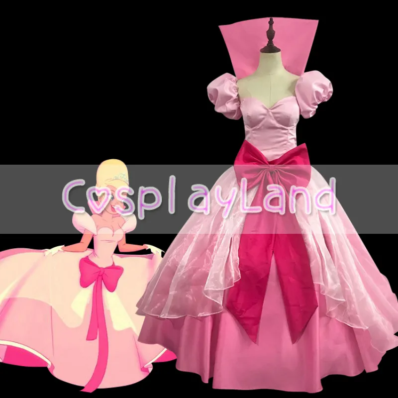strapless open back dress Pink Aurora Dress Princess Aurora Costume for Adults – Cosplayrr main image 0