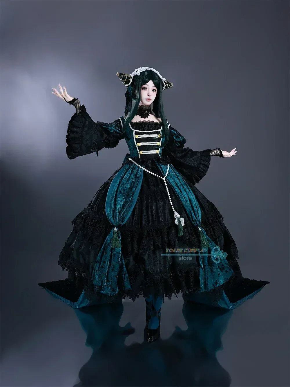 Cosplay Costume Set for Ciel Phantomhive Redbreast Black Butler with Green Lady  Dress and Uniform Synthetic Material from Dhgate Others Apparel - price  100.92