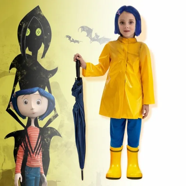 Coraline Bendy Doll In Rain Coat | A Mighty Girl