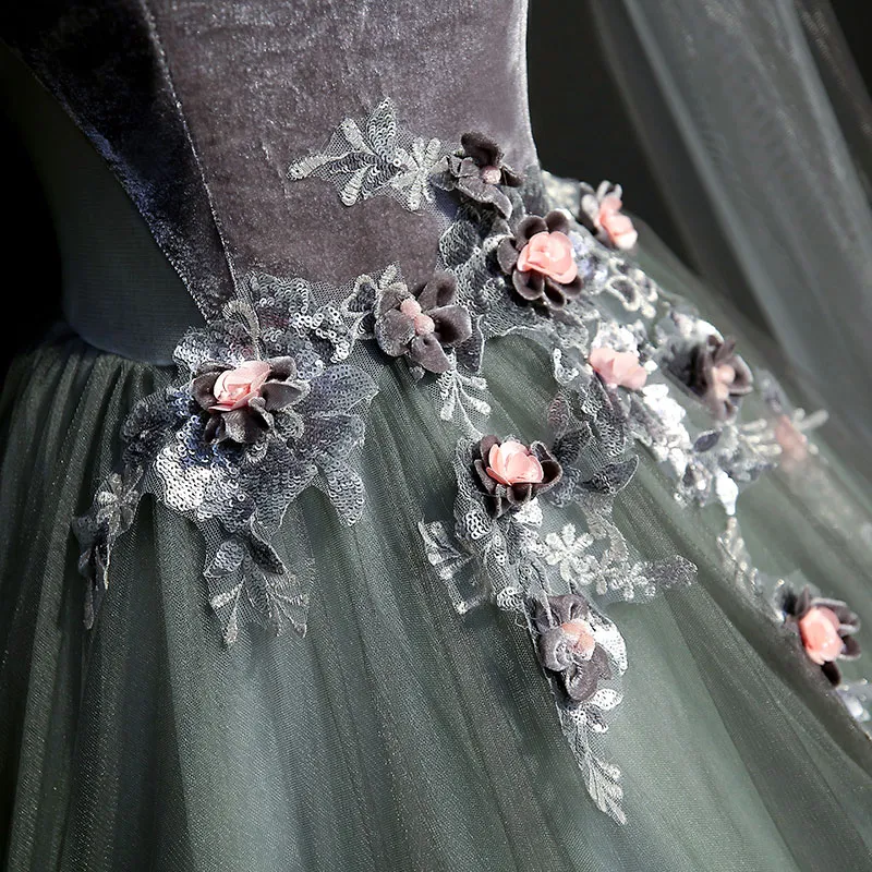 grey renaissance dress Renaissance Dress Baby Blue / S main image 0