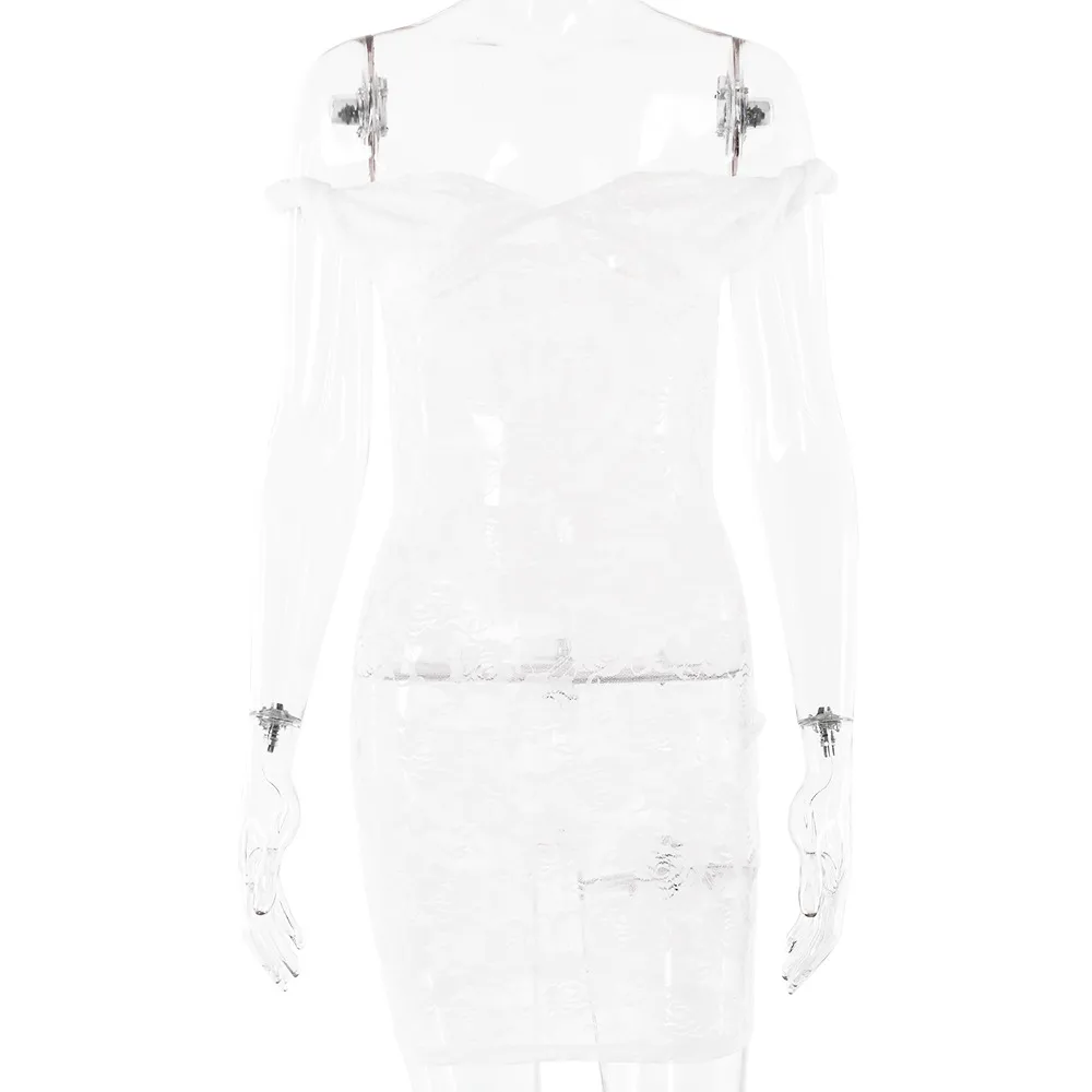 Sexy Hollow Out See Through Suspender Lace Dress Mini... From Dh2958055,  $11.35 | DHgate.Com