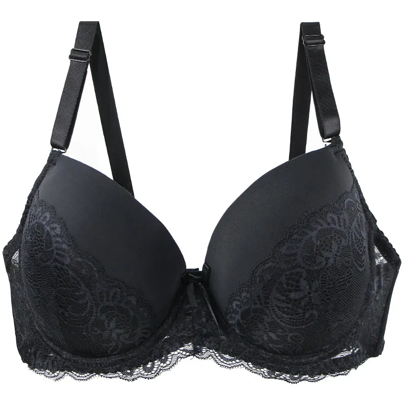 Sexy Lace Push Up Bra 34/75 to 44/100 BCDE Cup Padded Underwire ...
