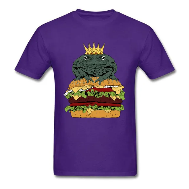 トップス VAULTROOM BURGER ICON TEE XL Men's 100% Cotton Casual O-Neck Short Sleeve T-Shirt with Cartoon