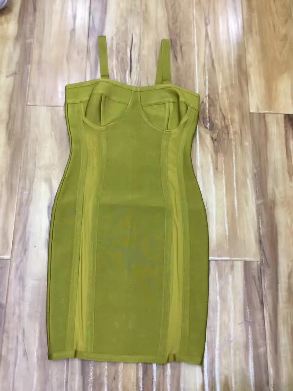 olive green bandage dress Olive Bandage Dress main image 1