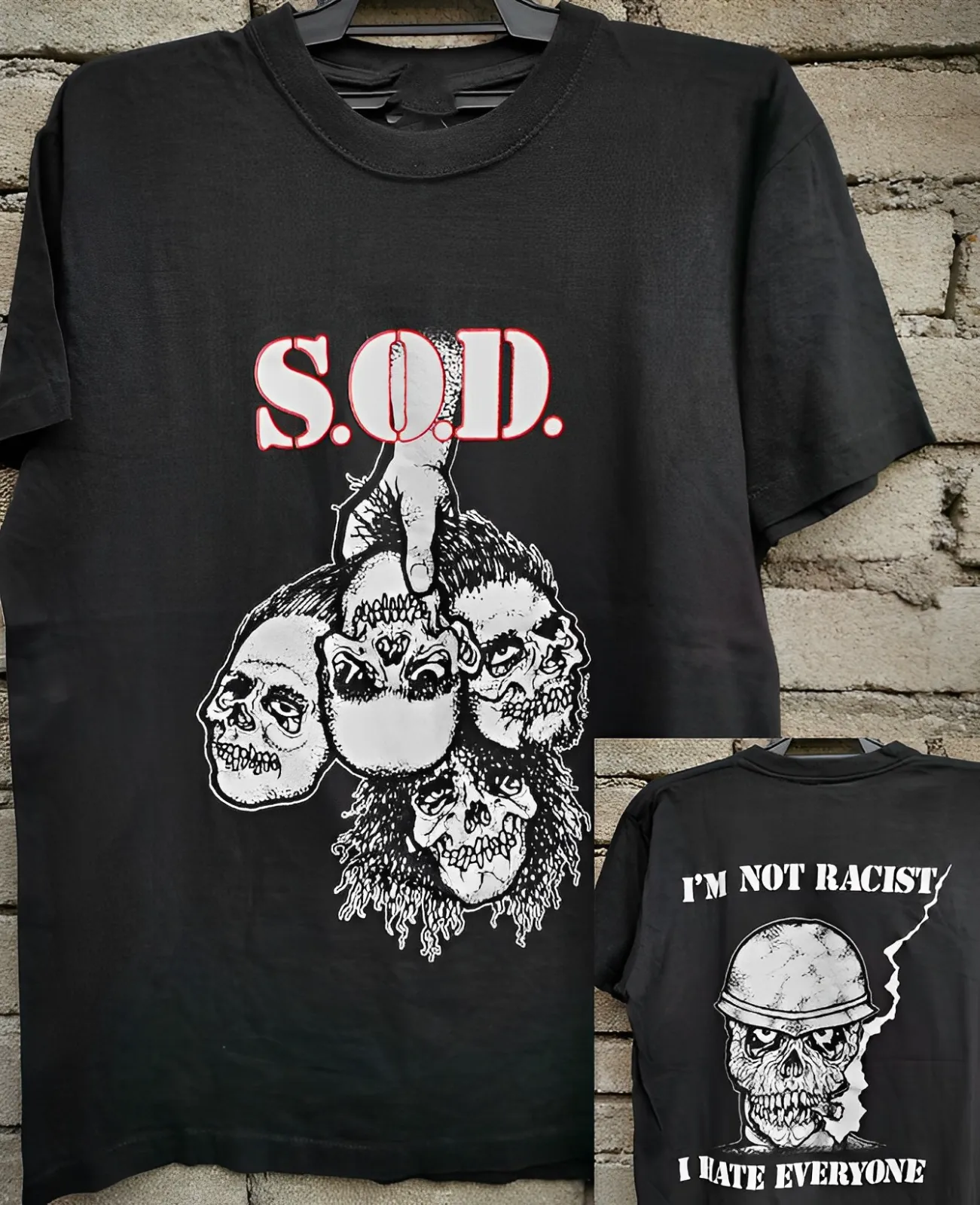 1990's S.O.D Stormtroopers of Death Pushead Unisex Cotton Short