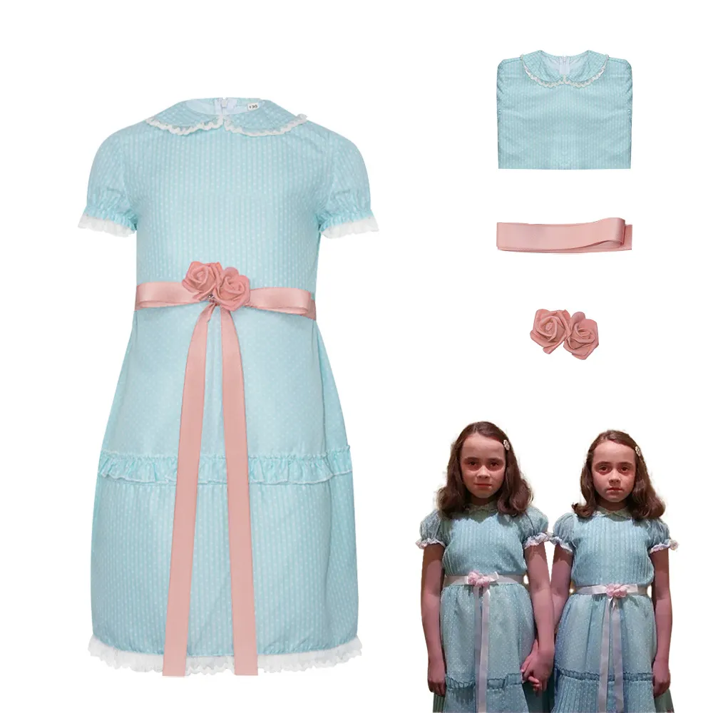 grady twins blue dress Creepy Sister Grady Twins Dress Costume