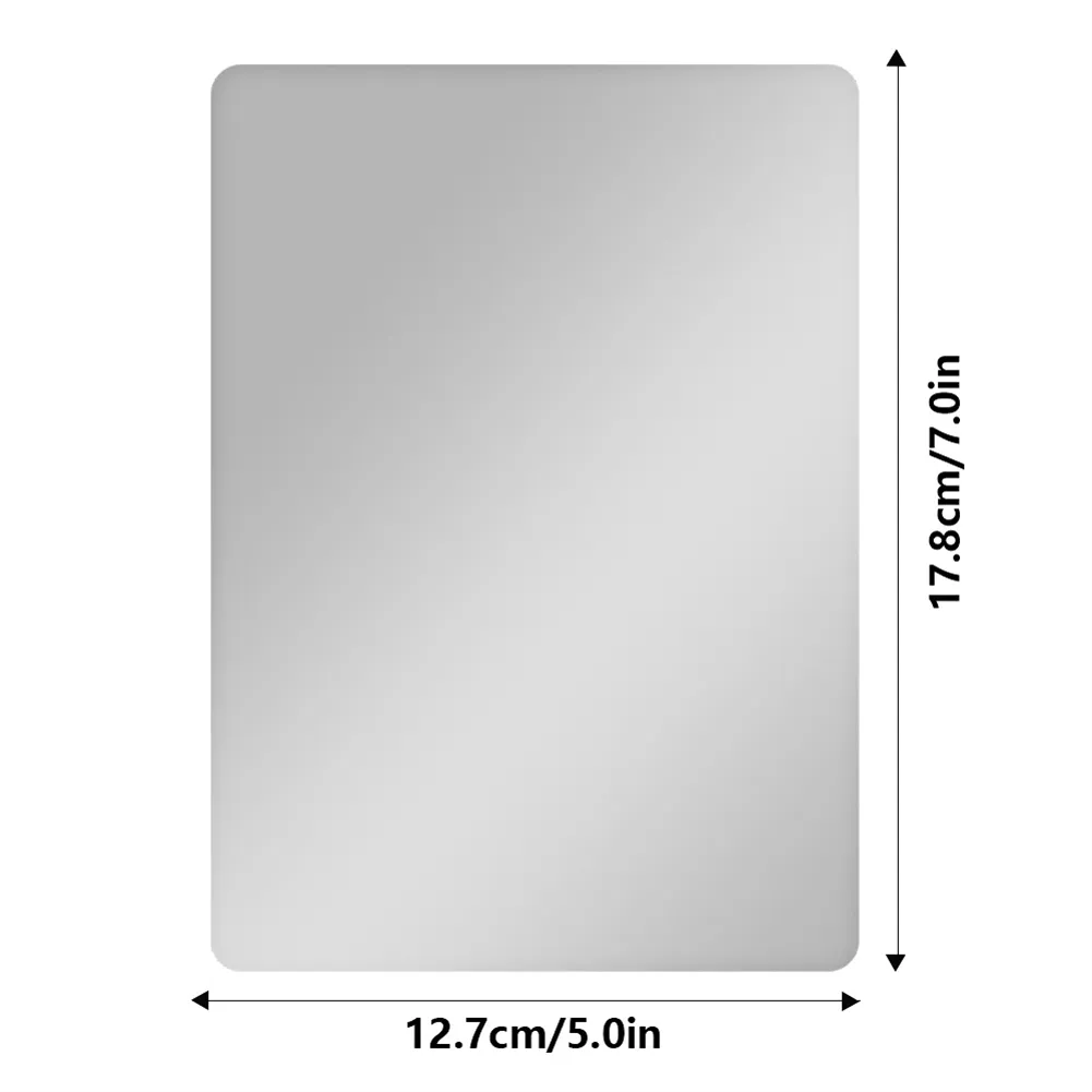 Magnetic Locker Mirror - 5x7 Rectangle - Perfect for School, Gym & Home ...