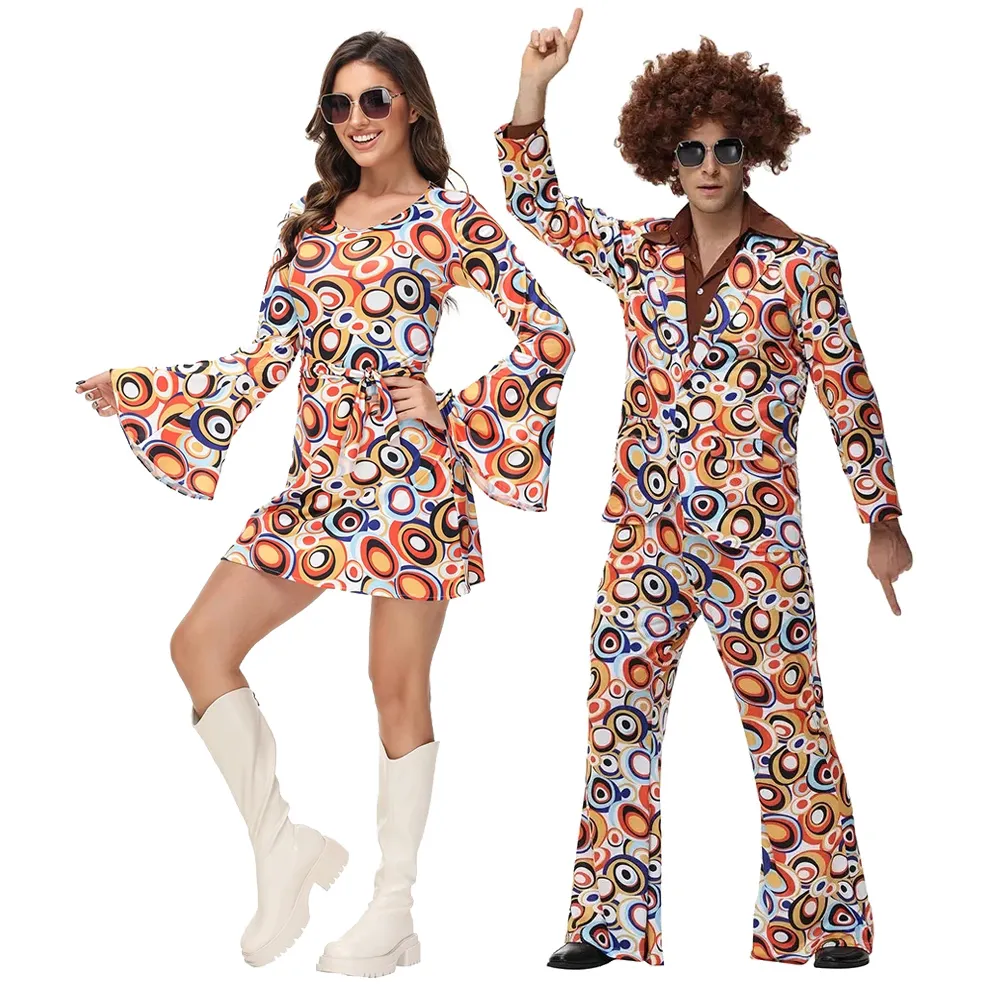 open lace back dress Men's 70s Funky Leopard Pimp Costume – Everything Party main image 1