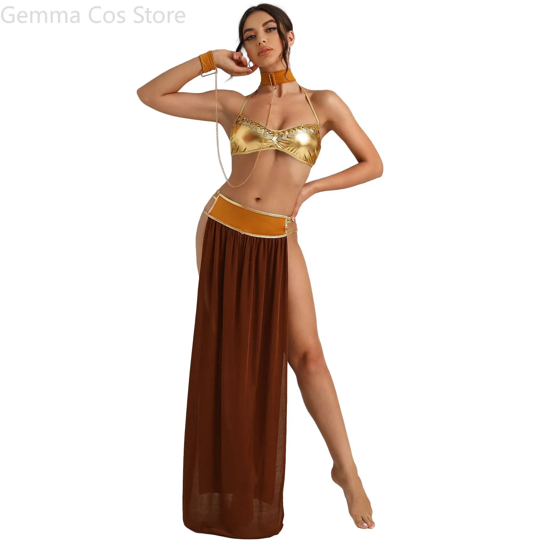 french pool toy rose wine Princess Leia Halterneck Bra and Mesh bra and panty