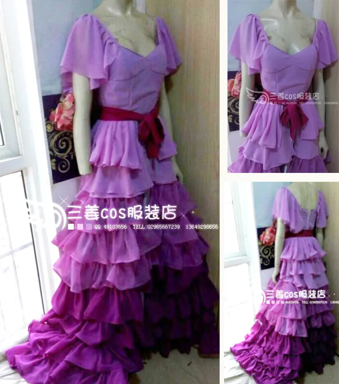 Waslary Jean Granger Cosplay Kostüm Damen Hohe Taille Rock Rosa Ballkleider Halloween Karneval Set