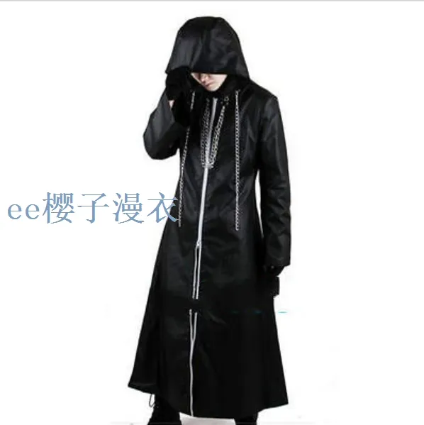 Kingdom Hearts Cosplay Cloak Costume Set Clock Tower Japan Anime