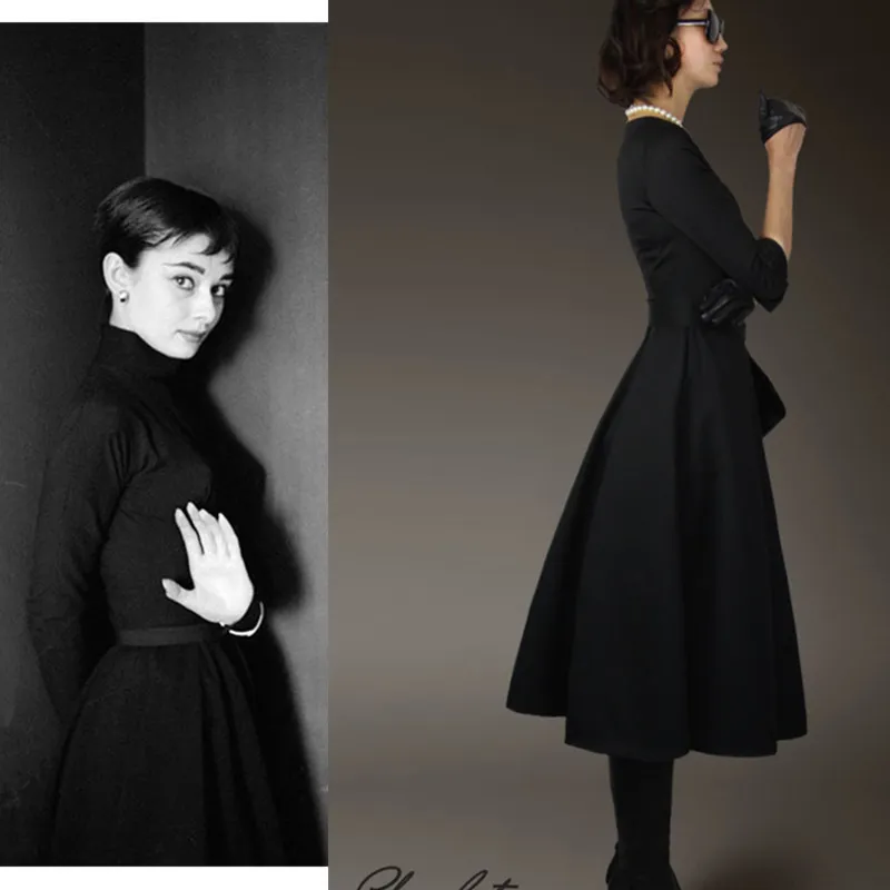 Elegant Black Knee-Length Dress with Short Sleeves and Flared Skirt Elegant Black Knee-Length Dress with Short Sleeves and Flared Skirt