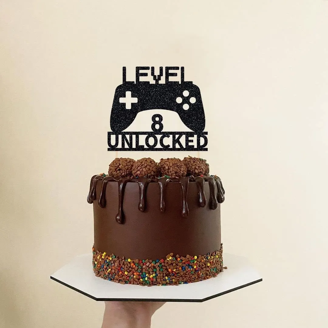Topper per torte o dolci scritta Happy Birthday Buon Compleanno con LED