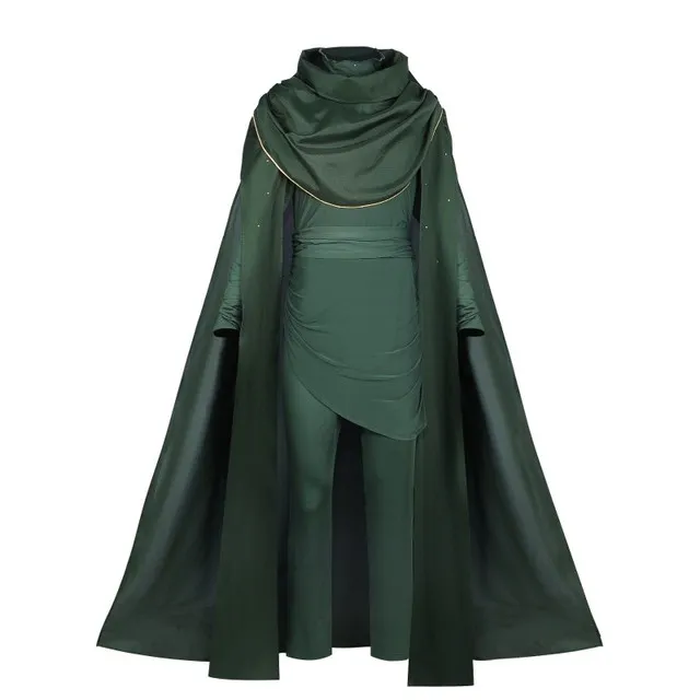 Loki Set - Norse Mythology The God of Deception Lokki Stage for Halloween Party - Unisex Green Vrbo Cape Cod and Uniform