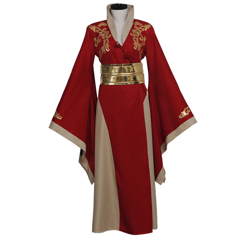 strapless open back dress Cersei Lannister Cosplay Costumes