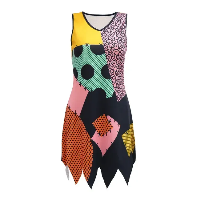 white christmas dresses The Nightmare Before Christmas Sally Costume Dress