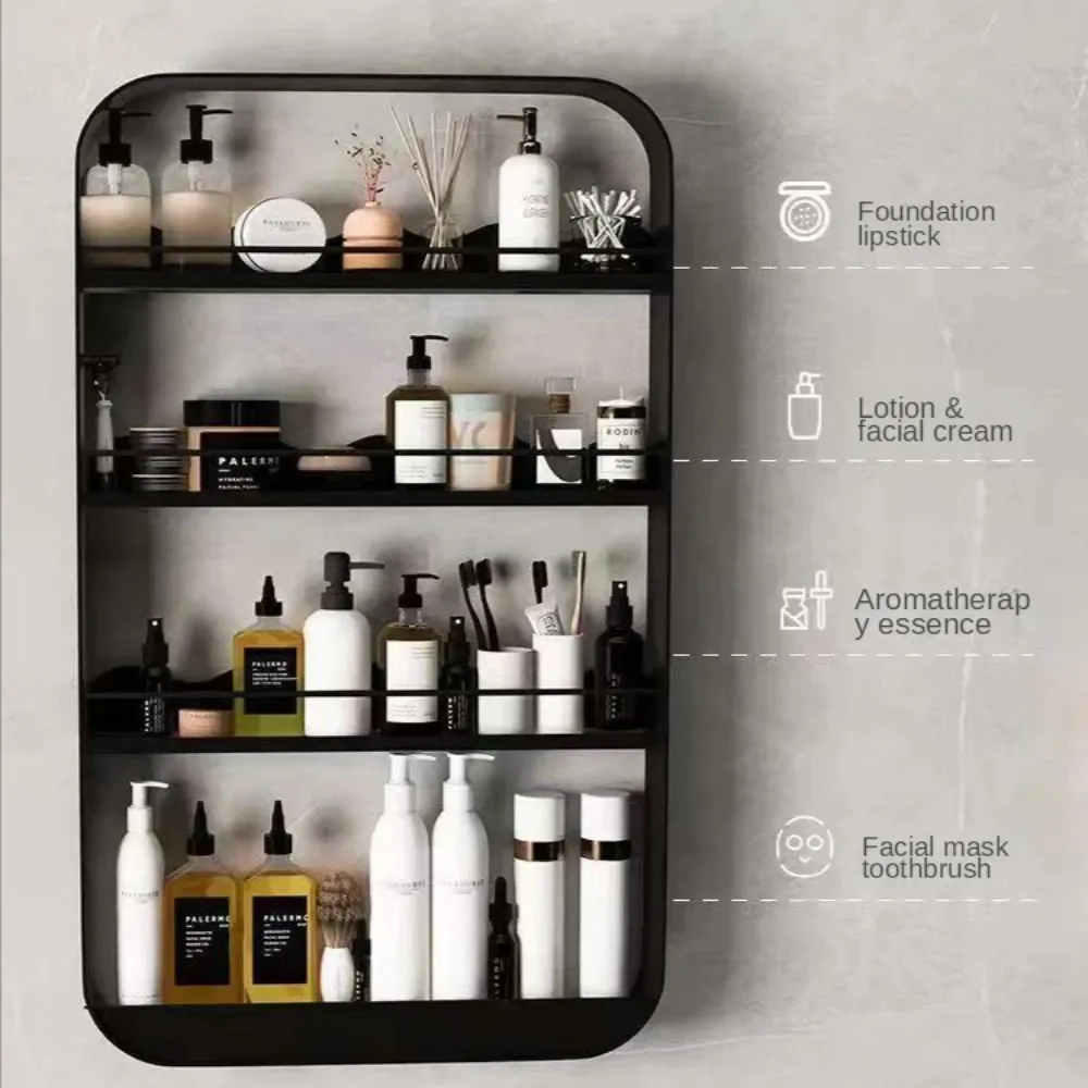 Lotion Racks Wall-Mounted Multi-layer Bathroom Cosmetic shelf...