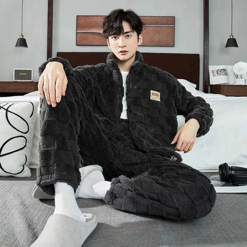 Pantalon De Pyjama Homme En Coton Doux - Bas De Pyjama Confortable Pour Nuit Et Détente à La Maison