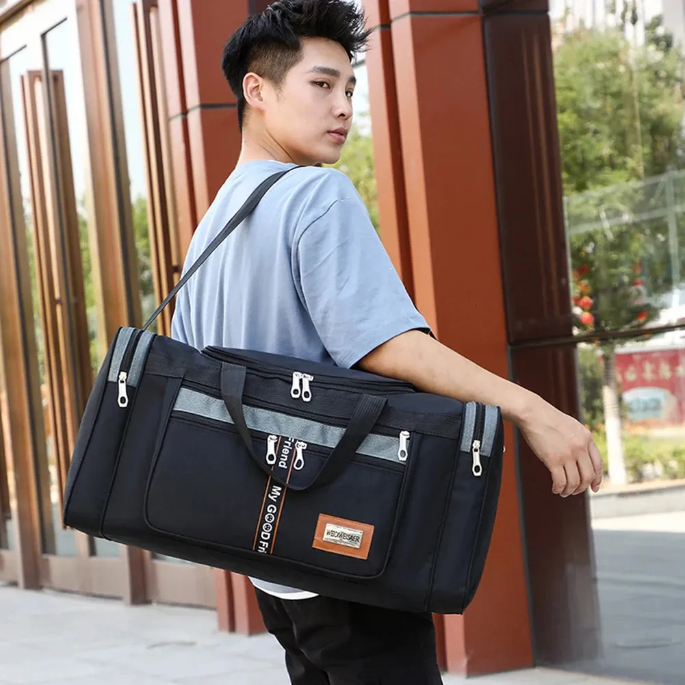 Blanc-L 53x26x28cm - grand fourre tout de voyage, Valise étanche, Sacs de voyage unisexe, Sac à
