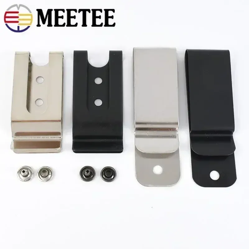 Metal Belt Clips Hooks for Pockets, Double Hole Spring Clip Buckles for ...