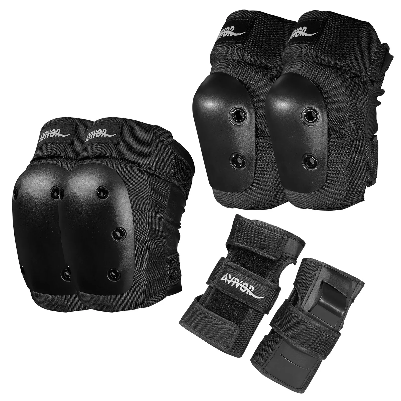 AVIVOR Knee Protector Elbow Knee Protector Set for Inline Skateboarding ...