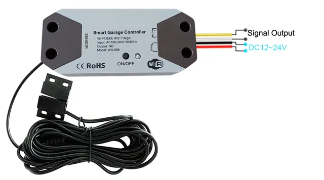 Smart WiFi Garage Door Opener Switch – 12V DC Intelligent Controller With Voice Control & APP Remote Access For Smart Homes