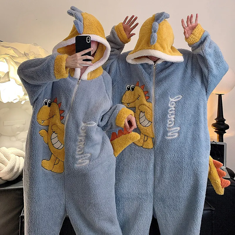Pyjama Une Pièce Homme – Grenouillère D’hiver à Manches Longues, Confortable Et Chaud