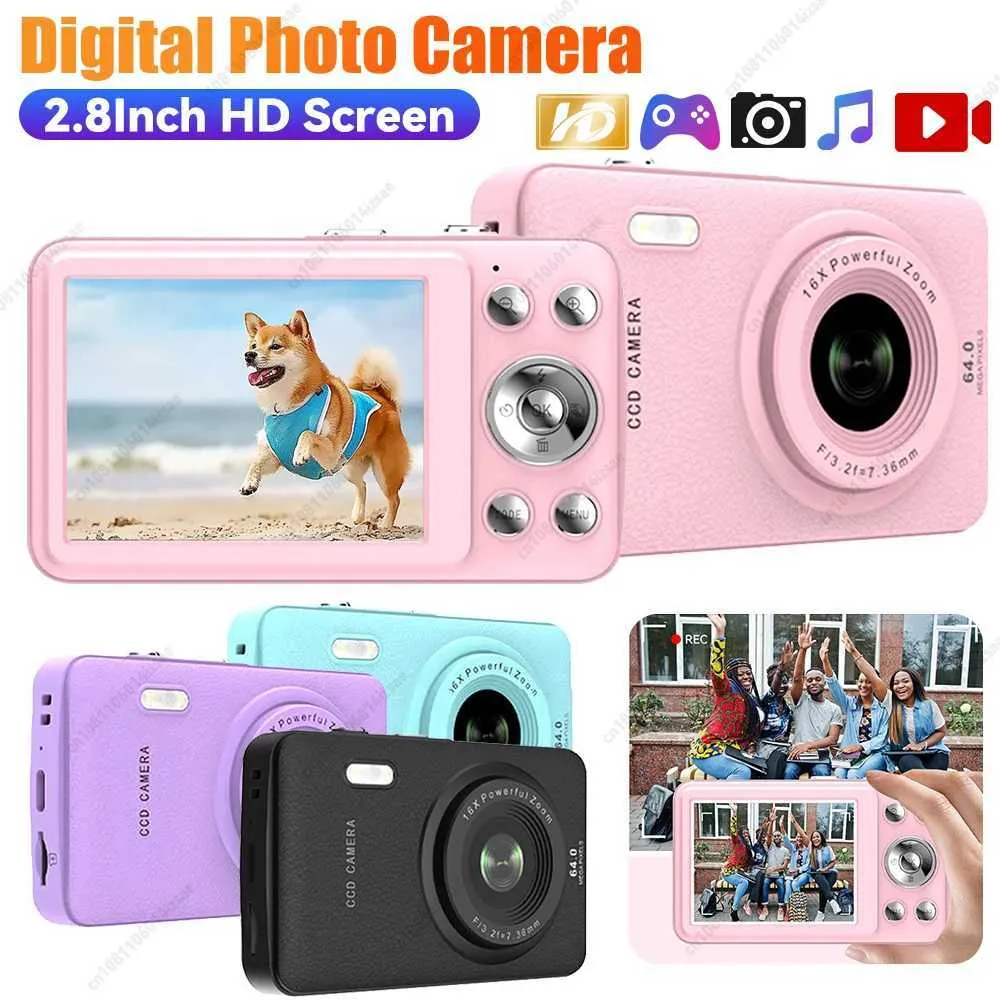 Compact Digital Camera With HD Screen, MP3 Player, And Type C