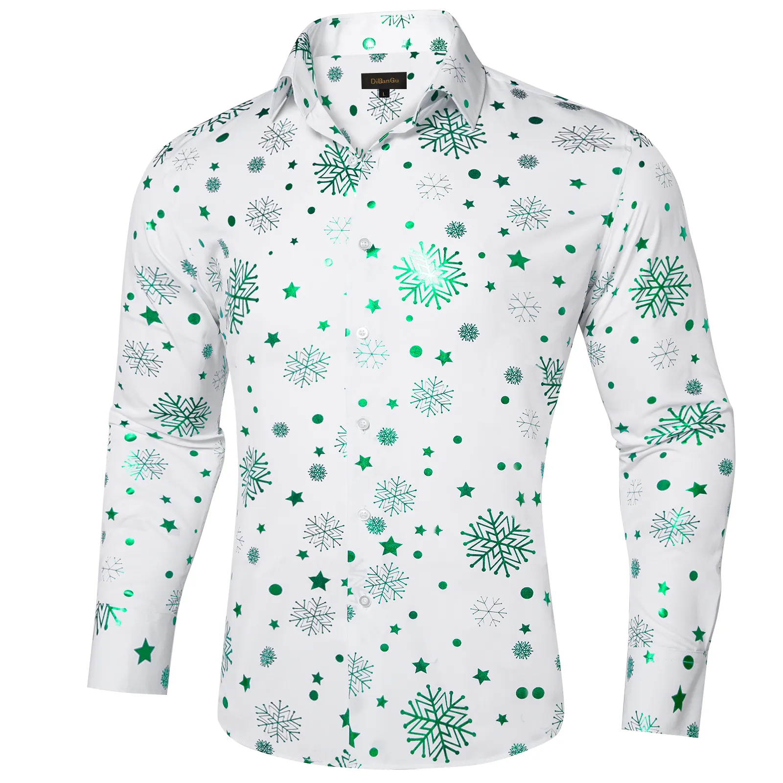 christmas dress shirt Print Half Sleeve for Men M is a mix of cartoon The Perfect Shirt - Holiday