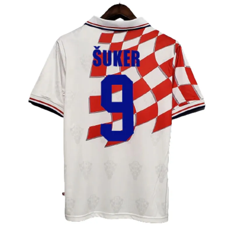 Camiseta Retro Croacia Mundial 1998 Suker ant