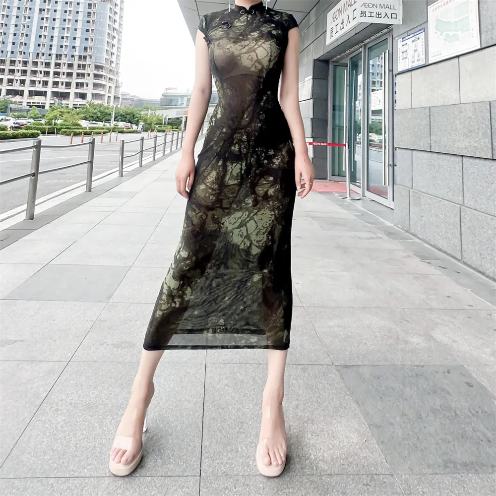 transparent elegant dress Elegant Tube Top Sleeveless Fitted Satin Stripe Long Formal Dress with –  WhenGirl main image 0